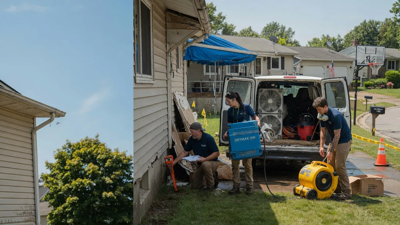 Ceiling Leak Cleanup in Crescent City, IL near me
